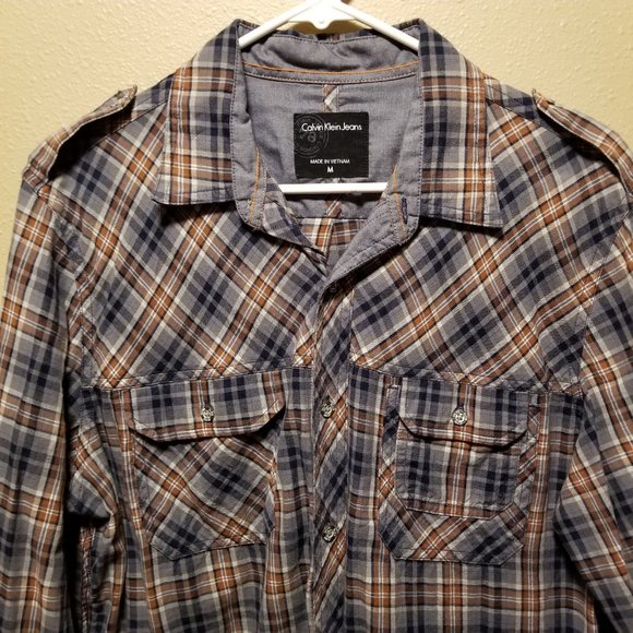 Calvin Klein Other - EUC Men's Calvin Klein Plaid Flannel - Medium